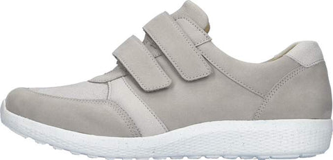 Waldlaufer 815M30 305 330 M-Ira Denver Kaleidostr Calli Stein Cement Womens M Fitting Leather Touch Fastening Shoes