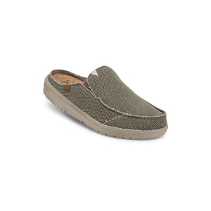 Hey Dude Marty Braided Army Men's Slip On Casual Canvas Relaxed Fit Mules
