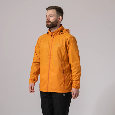 Mac in a Sac Origin 2 Soft Orange Unisex Lightweight Waterproof Packable Jacket