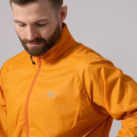 Mac in a Sac Origin 2 Soft Orange Unisex Lightweight Waterproof Packable Jacket