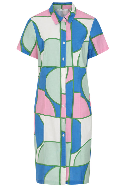 Alice Collins Rosa Shirt Dress Cleo Print Neopolitan