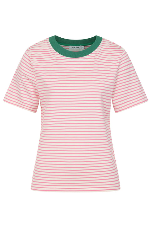 Alice Collins Miley T Shirt Green Pepper/ Candyfloss