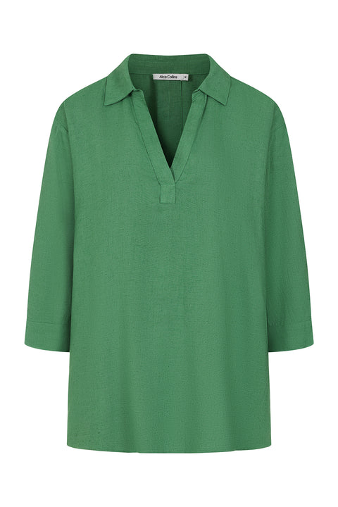 Alice Collins Colette Shirt Green Pepper
