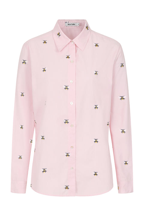Alice Collins Bella Shirt Candyfloss/Bee Stripe