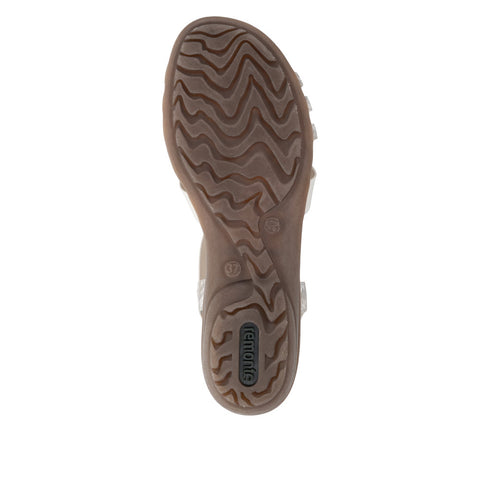 Remonte R3605-90 Metallic Women's Slingback Strappy Casual Comfort Cushioned Sandals