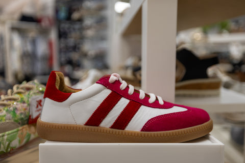 Modella Parker Rose Womens Leather Trainers