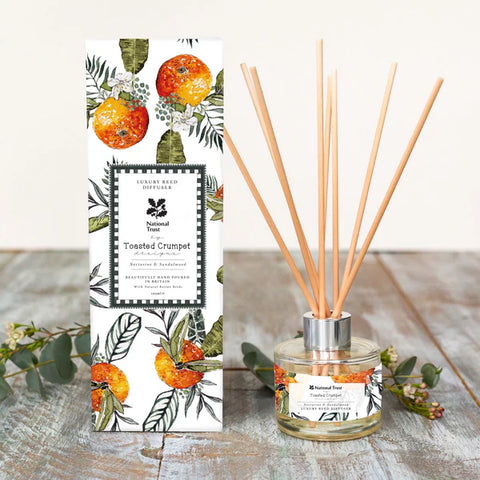 Toasted Crumpet Luxury Reed Diffuser Nectarine & Sandlewood 100ml