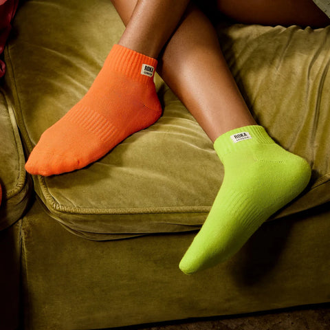 Roka Wembley Online Lime Womens Organic Cotton Super Comfy Stylish Socks