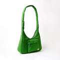 Roka Belsize Online Lime Taslon Puffy Shoulder Bag