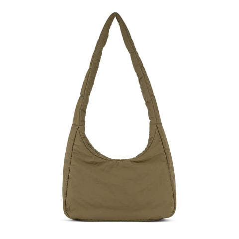 Roka Belsize Moss Taslon Puffy Shoulder Bag