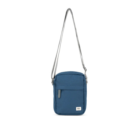Roka Bond Deep Blue Recycled Canvas Crossbody Bag