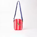Roka Bond Circus Print Recycled Canvas Crossbody Bag