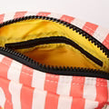 Roka Bond Coral Stripe Recycled Canvas Crossbody Bag