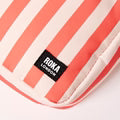 Roka Bond Coral Stripe Recycled Canvas Crossbody Bag