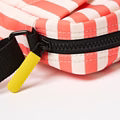 Roka Bond Coral Stripe Recycled Canvas Crossbody Bag
