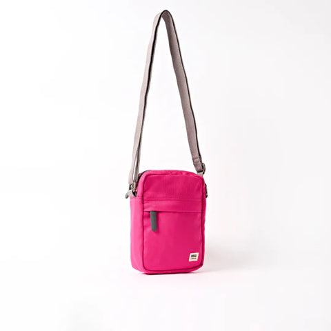 Roka Bond Granita Red Recycled Canvas Crossbody Bag