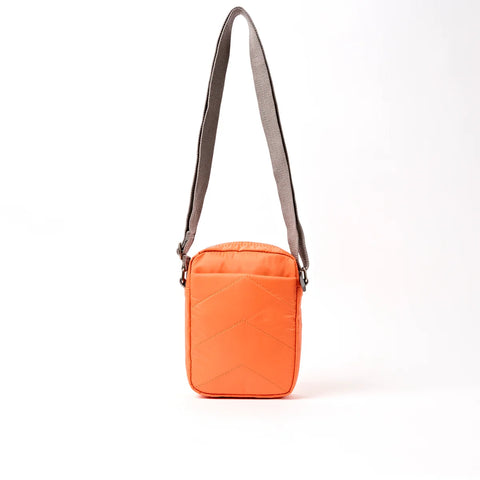 Roka Bond Tangerine Recycled Canvas Crossbody Bag