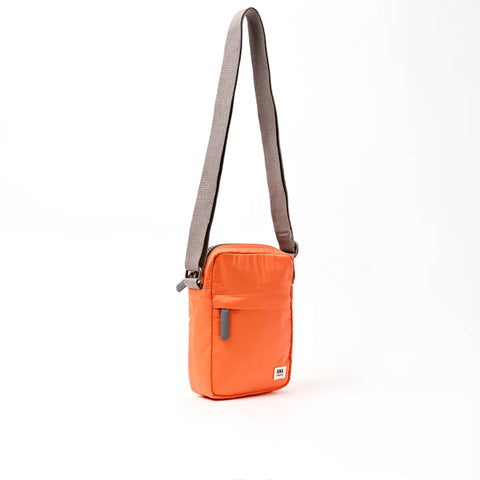 Roka Bond Tangerine Recycled Canvas Crossbody Bag