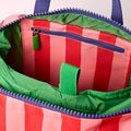 Roka Canfield B Small Circus Print Recycled Nylon Roll-top Backpack