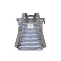 Roka Canfield B Medium Denim Rain Recycled Nylon Roll-top Backpack