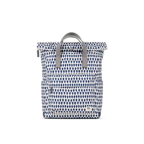 Roka Canfield B Medium Denim Rain Recycled Nylon Roll-top Backpack