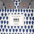 Roka Canfield B Medium Denim Rain Recycled Nylon Roll-top Backpack