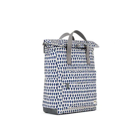 Roka Canfield B Medium Denim Rain Recycled Nylon Roll-top Backpack