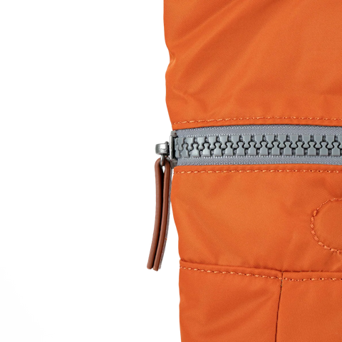 Roka Canfield B Medium Burnt Orange Recycled Nylon Roll-top Backpack