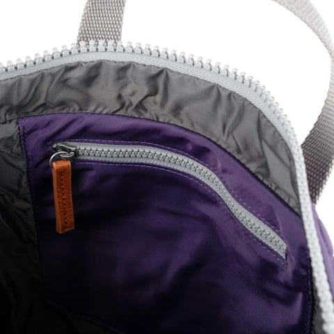 Roka Canfield B Small Majestic Purple Recycled Nylon Roll-top Backpack