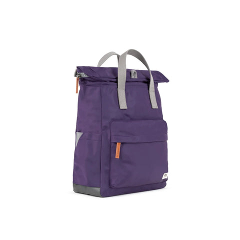 Roka Canfield B Small Majestic Purple Recycled Nylon Roll-top Backpack