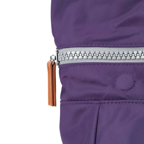 Roka Canfield B Small Majestic Purple Recycled Nylon Roll-top Backpack
