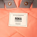 Roka Canfield B Small Sugar Coral Recycled Nylon Roll-top Backpack