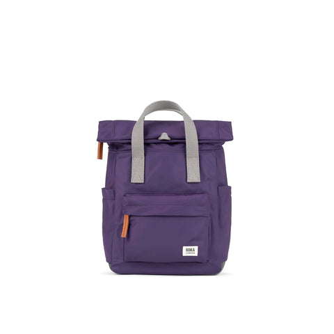 Roka Canfield B Small Majestic Purple Recycled Nylon Roll-top Backpack