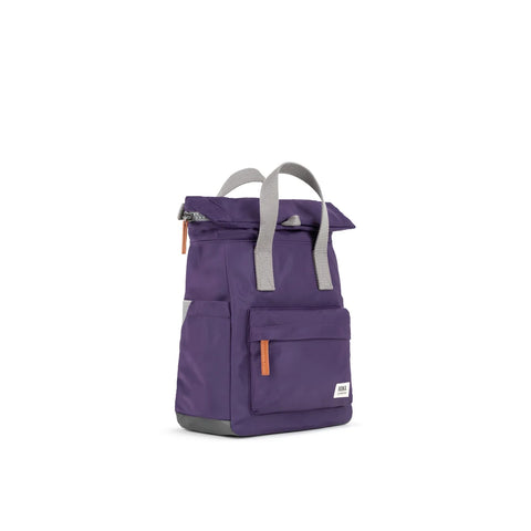Roka Canfield B Small Majestic Purple Recycled Nylon Roll-top Backpack