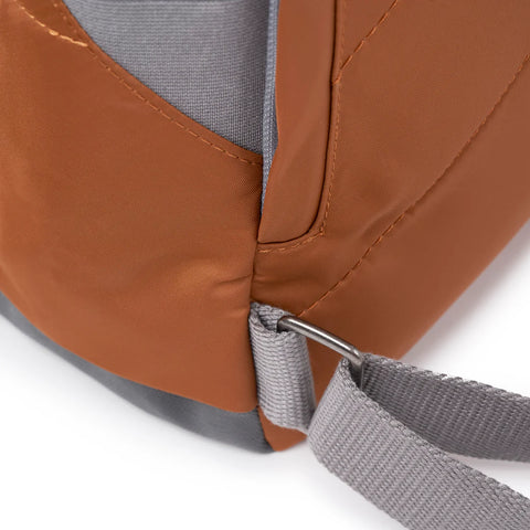 Roka Canfield B Medium Bran Recycled Nylon Roll-top Backpack