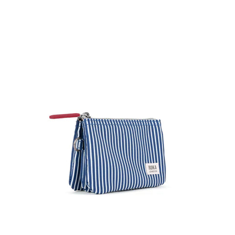 Roka Carnaby Small Blue Hickory Canvas Wallet