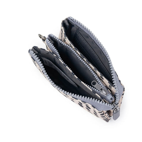 Roka Carnaby Linear Dot Recycled Canvas Wallet