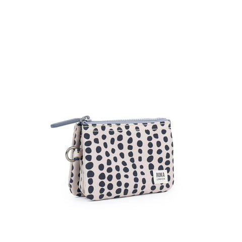 Roka Carnaby Linear Dot Recycled Canvas Wallet