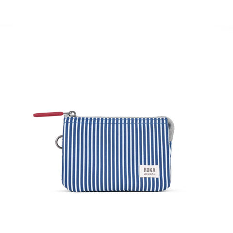 Roka Carnaby Small Blue Hickory Canvas Wallet