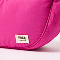 Roka Farringdon Very Berry Taslon Half Moon Bag