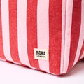 Roka Hampstead Lunch Bag Strawberry Stripe Cotton Canvas