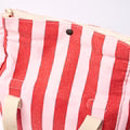 Roka Hampstead Lunch Bag Strawberry Stripe Cotton Canvas