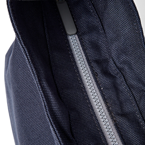 Roka Hoxton Large Anthracite Cotton Canvas Shoulder Bag