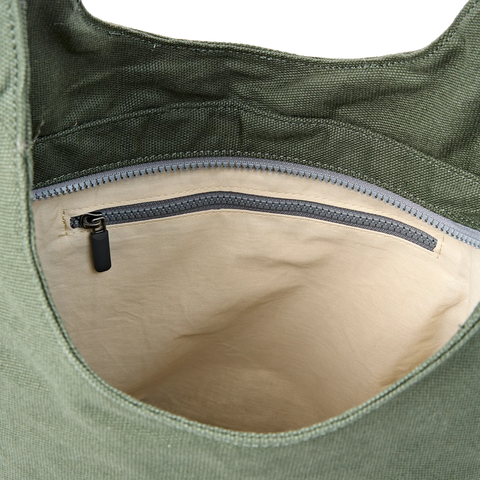 Roka Hoxton Large Willow Cotton Canvas Shoulder Bag