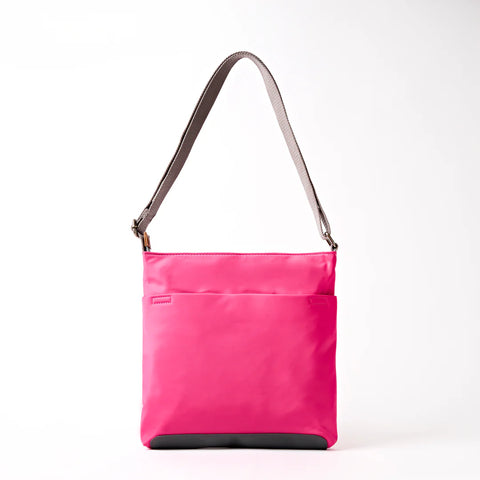 Roka Kennington B Medium Granita Red Recycled Nylon Cross Body Bag
