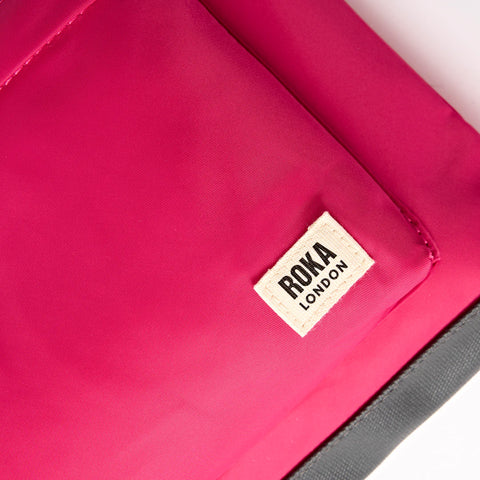 Roka Kennington B Medium Granita Red Recycled Nylon Cross Body Bag