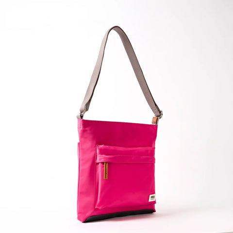 Roka Kennington B Medium Granita Red Recycled Nylon Cross Body Bag