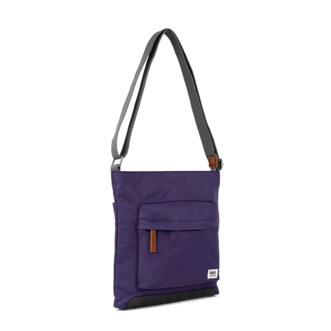 Roka Kennington B Medium Mulberry Recycled Nylon Cross Body Bag