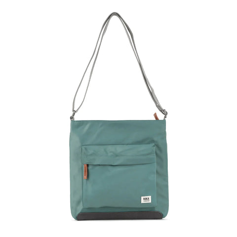 Roka Kennington B Medium Sage Recycled Nylon Cross Body Bag