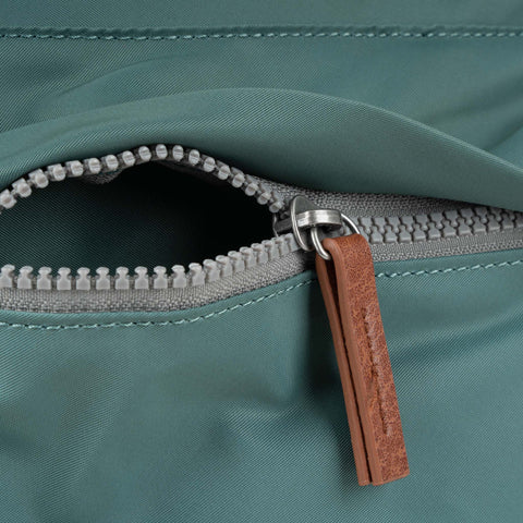 Roka Kennington B Medium Sage Recycled Nylon Cross Body Bag